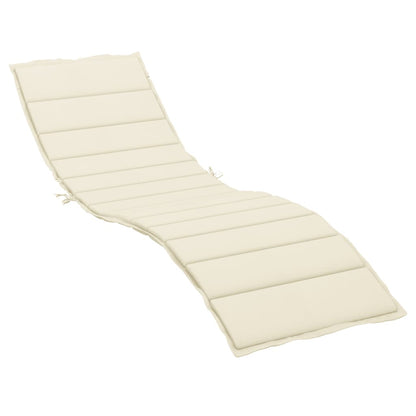 Cuscino per Lettino Crema 200x70x3 cm in Tessuto Oxford - homemem39