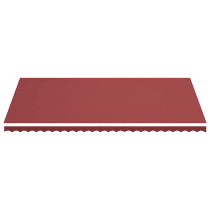 Tessuto di Ricambio per Tenda da Sole Rosso Borgogna 6x3,5 m - homemem39