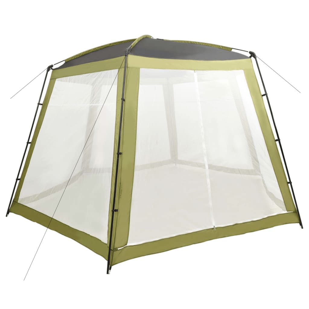 Tenda per Piscina in Tessuto 500x433x250 cm Verde - homemem39