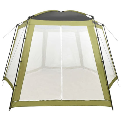 Tenda per Piscina in Tessuto 500x433x250 cm Verde - homemem39