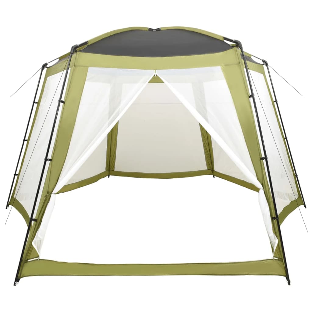 Tenda per Piscina in Tessuto 500x433x250 cm Verde - homemem39