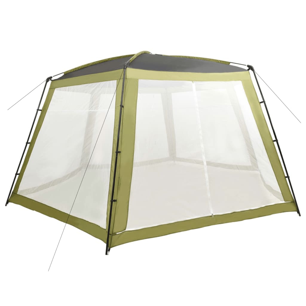 Tenda per Piscina in Tessuto 660x580x250 cm Verde - homemem39