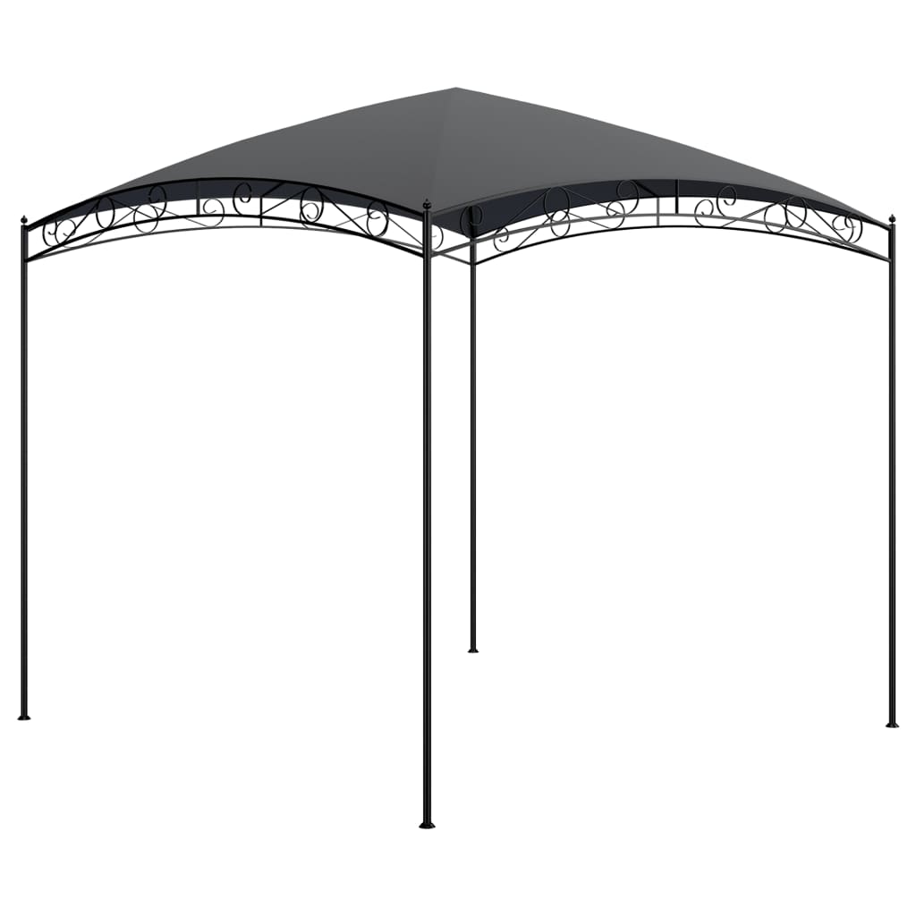 Gazebo 3x3x2,65 m Antracite 180 g/m² - homemem39