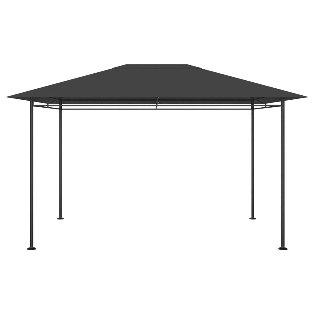 Gazebo 4x3x2,7 m Antracite 180 g/m² - homemem39