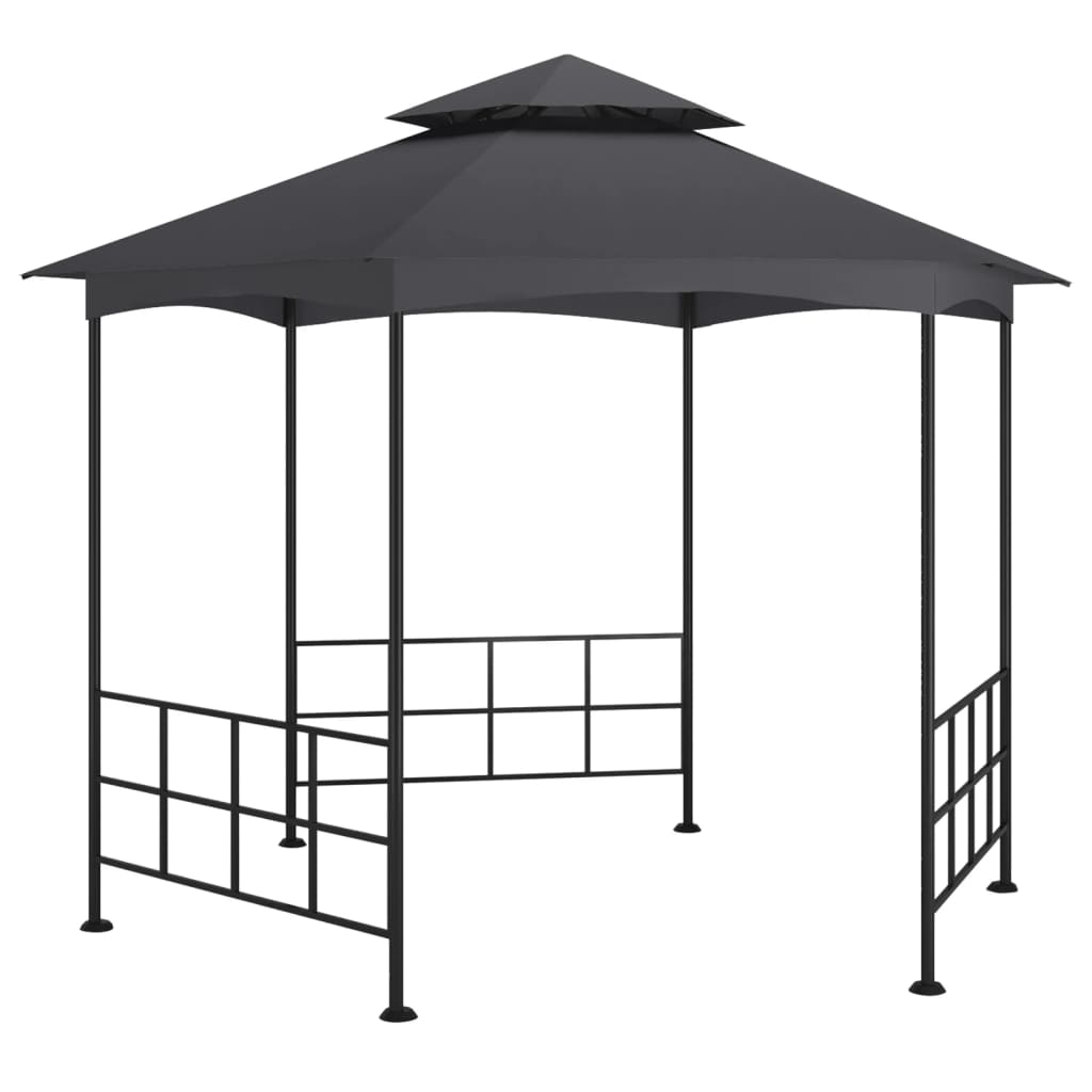 Gazebo con Pareti Laterali 3,1x2,7 m Antracite - homemem39