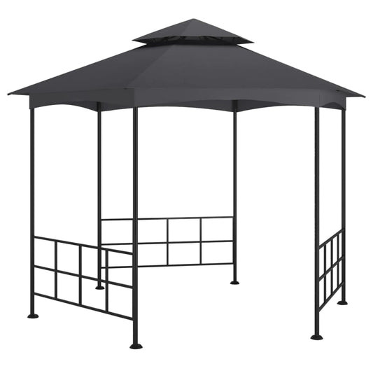 Gazebo con Pareti Laterali 3,1x2,7 m Antracite - homemem39