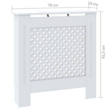 Copertura per Radiatore Bianca in MDF 78 cm - homemem39