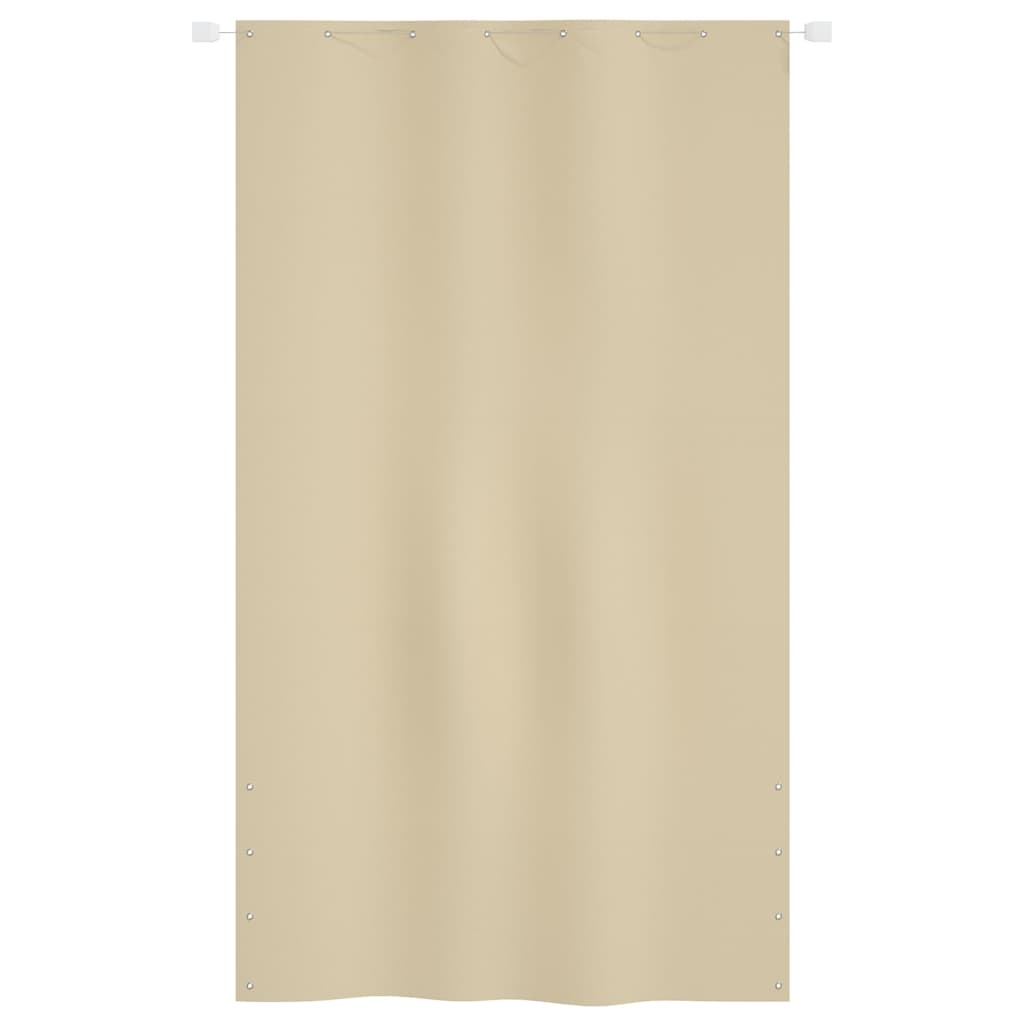 Paravento per Balcone Beige 140x240 cm in Tessuto Oxford - homemem39