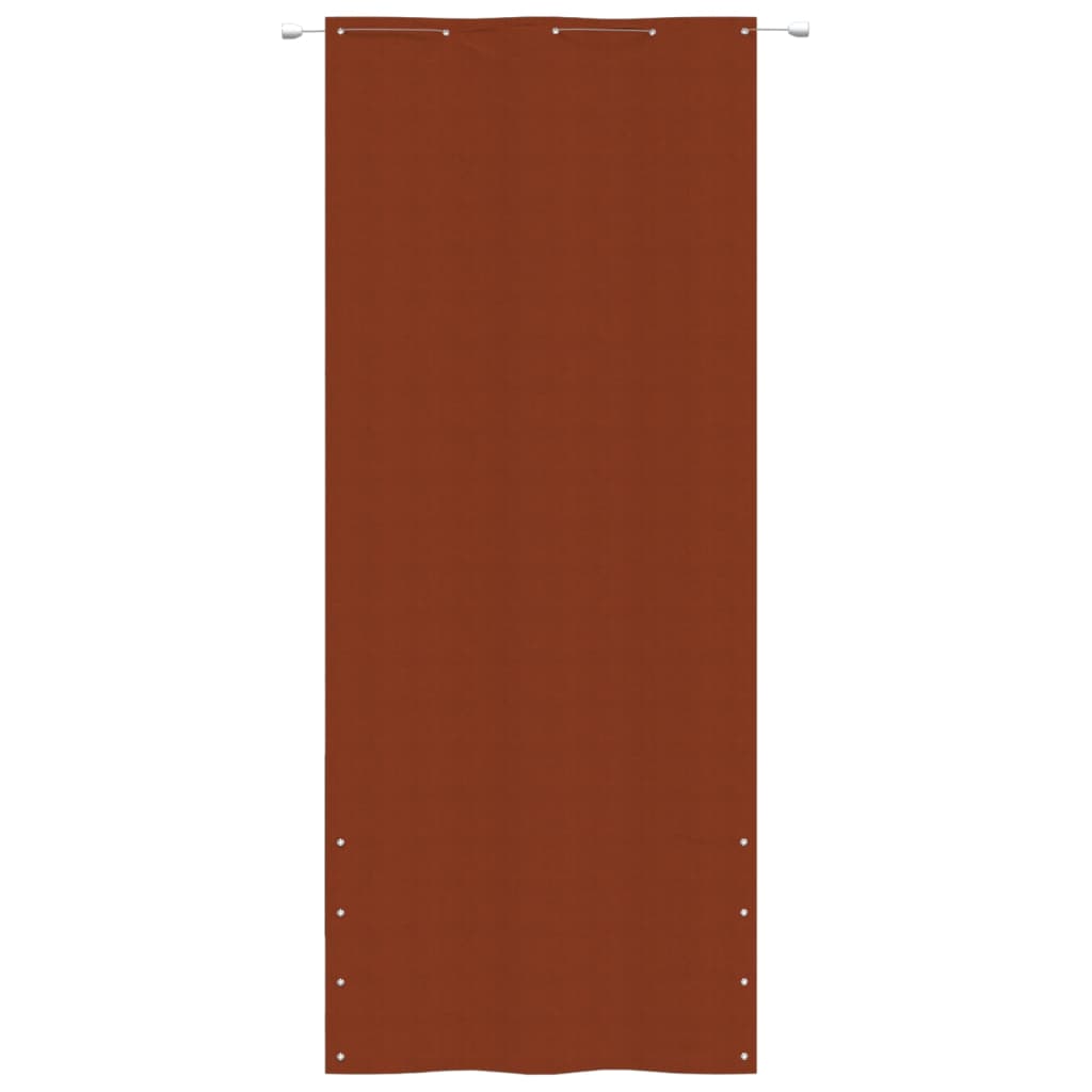 Paravento per Balcone Terracotta 100x240 cm in Tessuto Oxford - homemem39