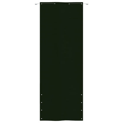 Paravento per Balcone Verde Scuro 80x240 cm in Tessuto Oxford - homemem39