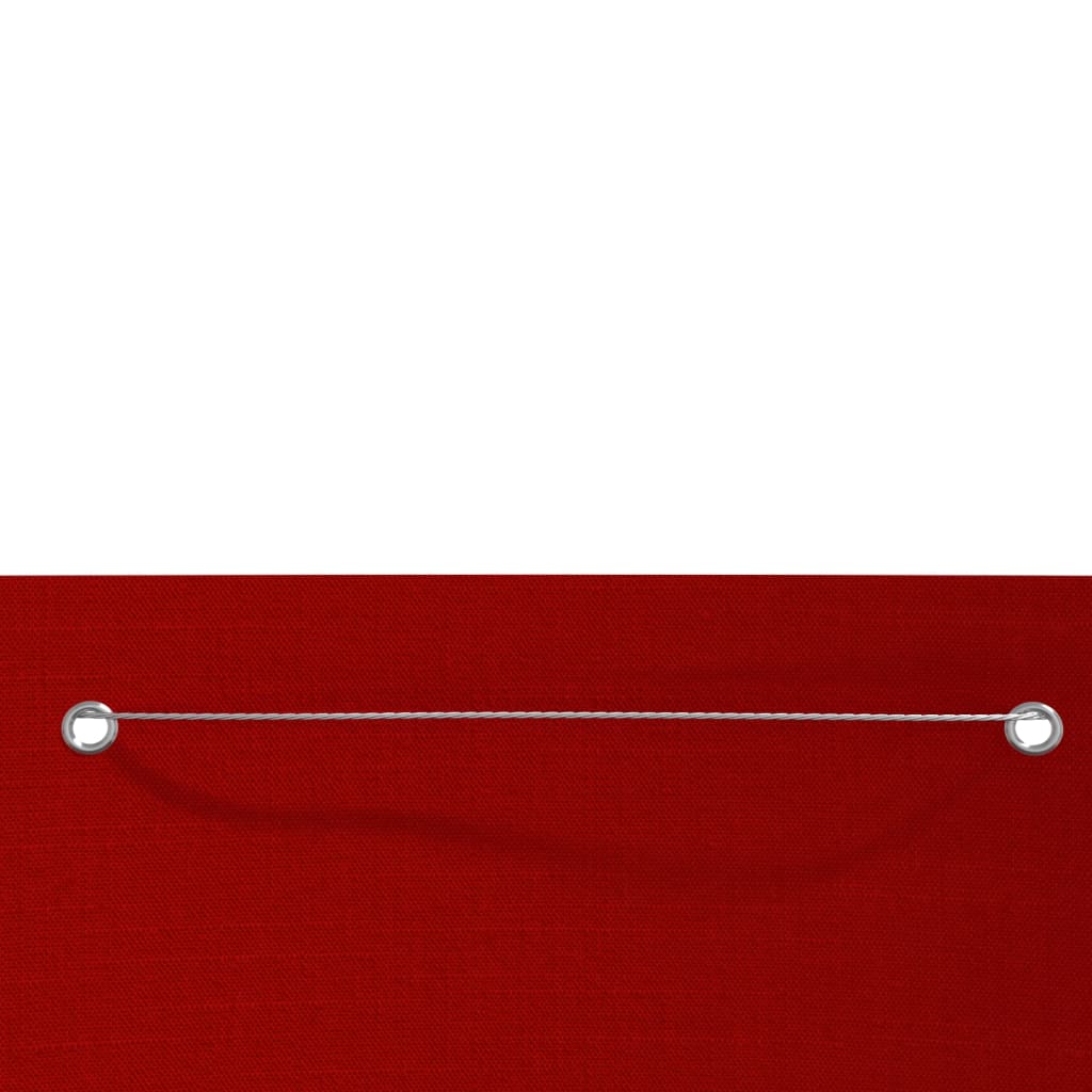 Paravento per Balcone Rosso 100x240 cm in Tessuto Oxford - homemem39