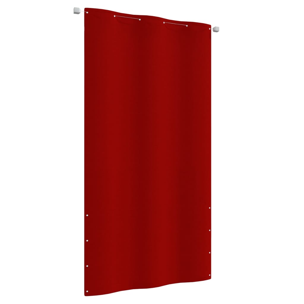 Paravento per Balcone Rosso 120x240 cm in Tessuto Oxford - homemem39