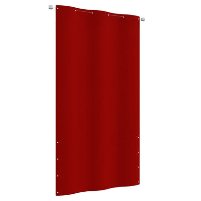 Paravento per Balcone Rosso 120x240 cm in Tessuto Oxford - homemem39