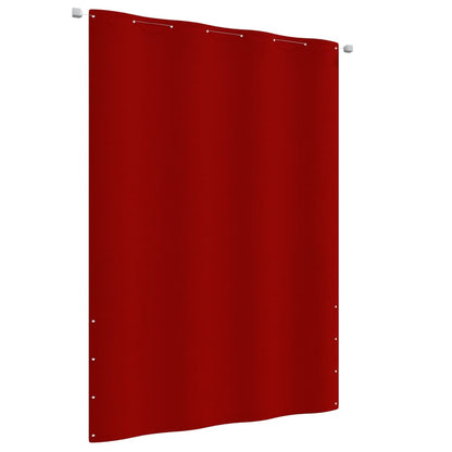 Paravento per Balcone Rosso 160x240 cm in Tessuto Oxford - homemem39