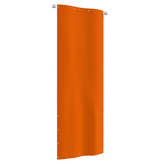 Paravento per Balcone Arancione 80x240 cm in Tessuto Oxford - homemem39