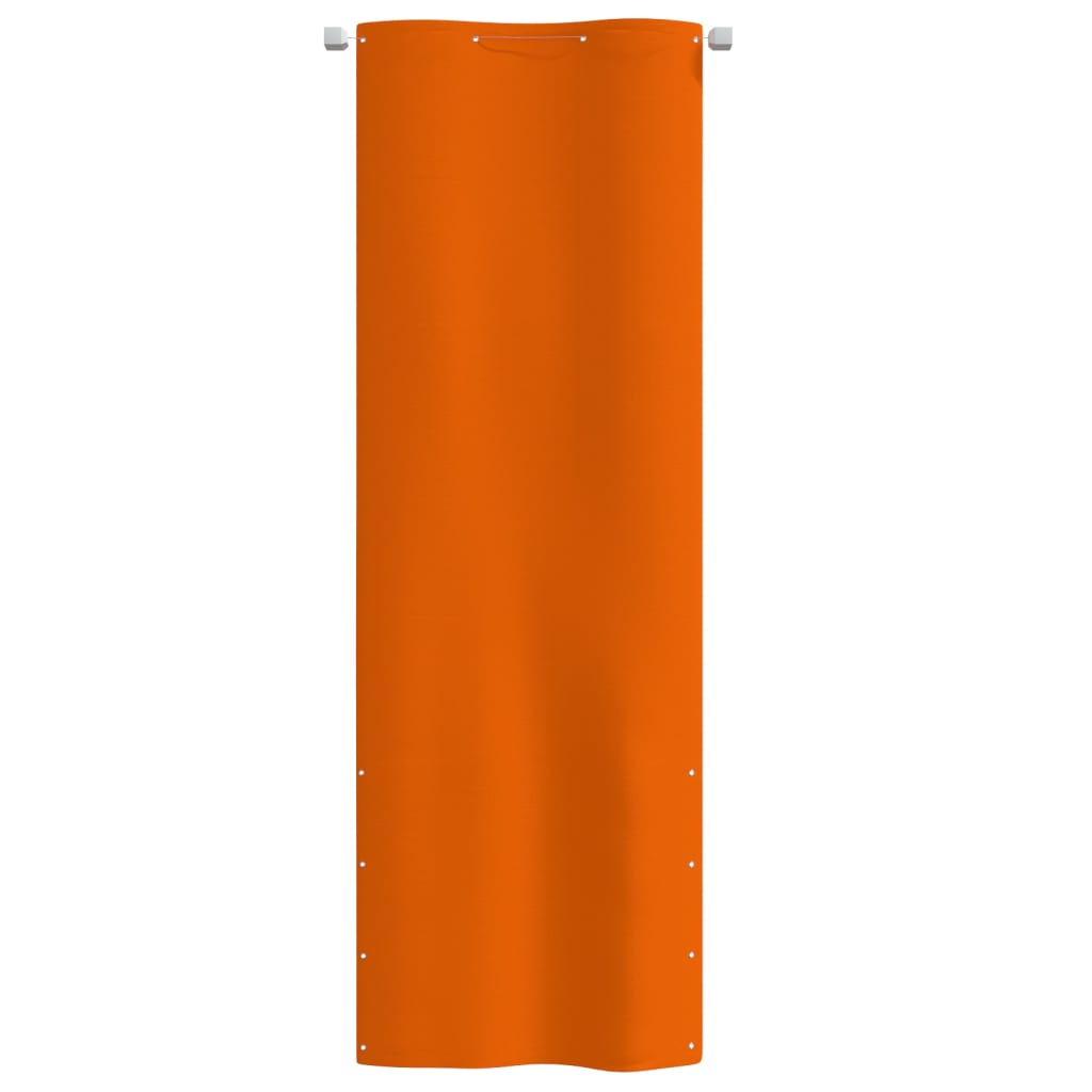 Paravento per Balcone Arancione 80x240 cm in Tessuto Oxford - homemem39