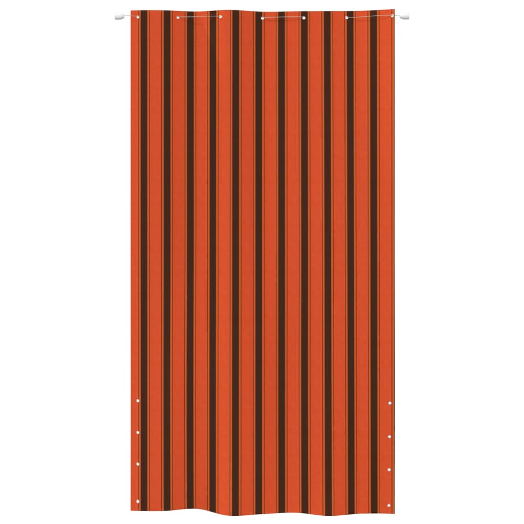 Paravento Balcone Arancione e Marrone 140x240 cm Tessuto Oxford - homemem39