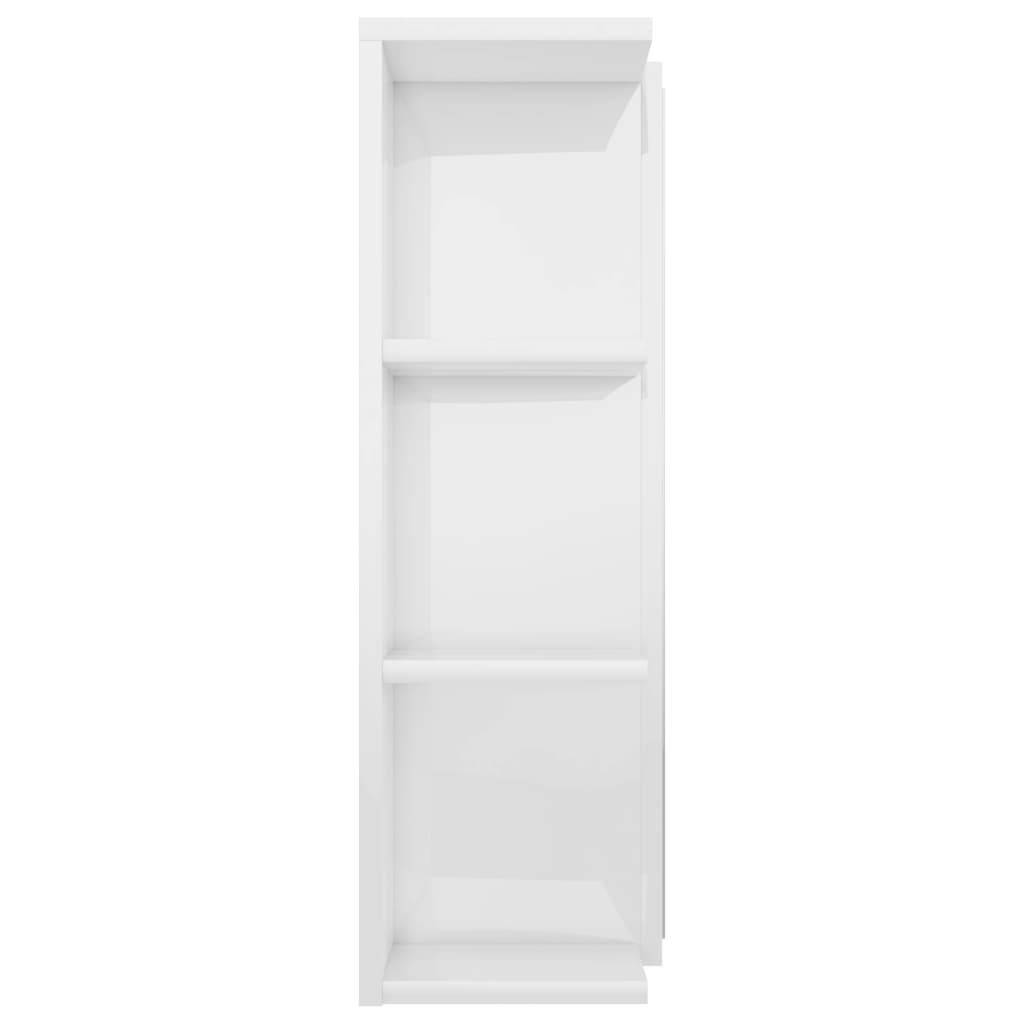 Set Mobili da Bagno 4 pz Bianco Lucido in Truciolato - homemem39