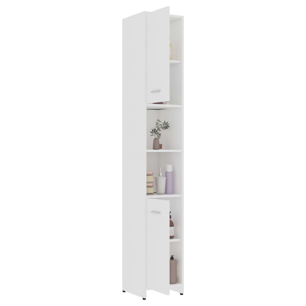 Set Mobili da Bagno 3 pz Bianco in Truciolato - homemem39