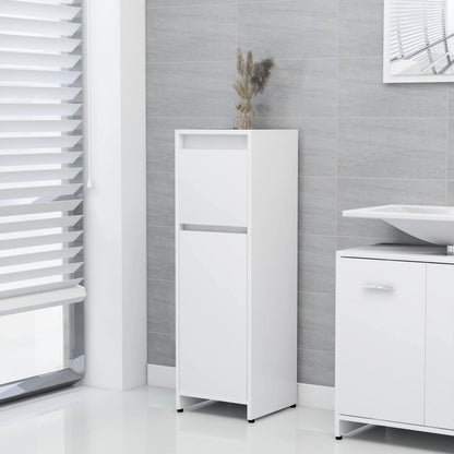 Set Mobili da Bagno 3 pz Bianco in Truciolato - homemem39