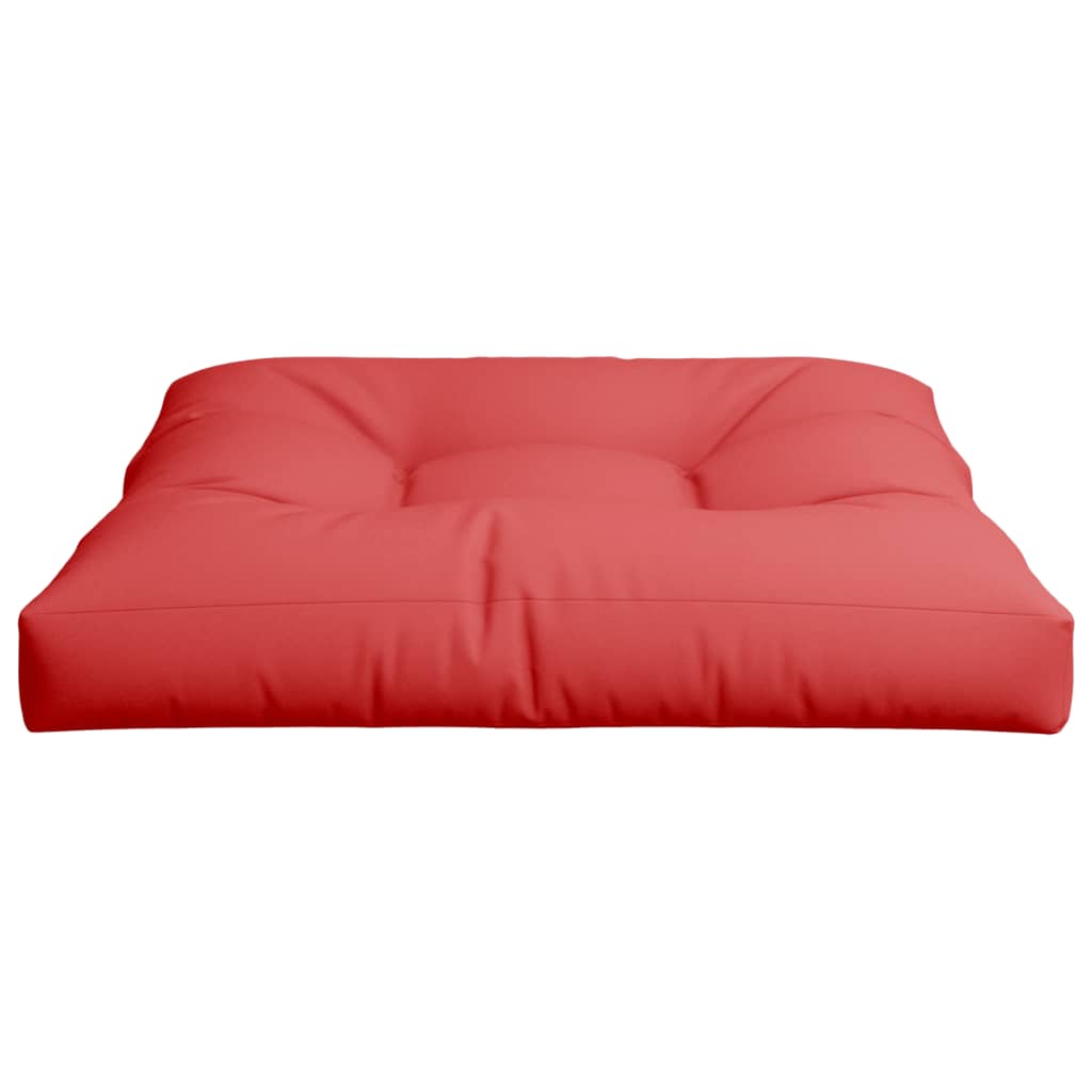 Cuscino per Pallet Rosso 80x80x12 cm in Tessuto - homemem39