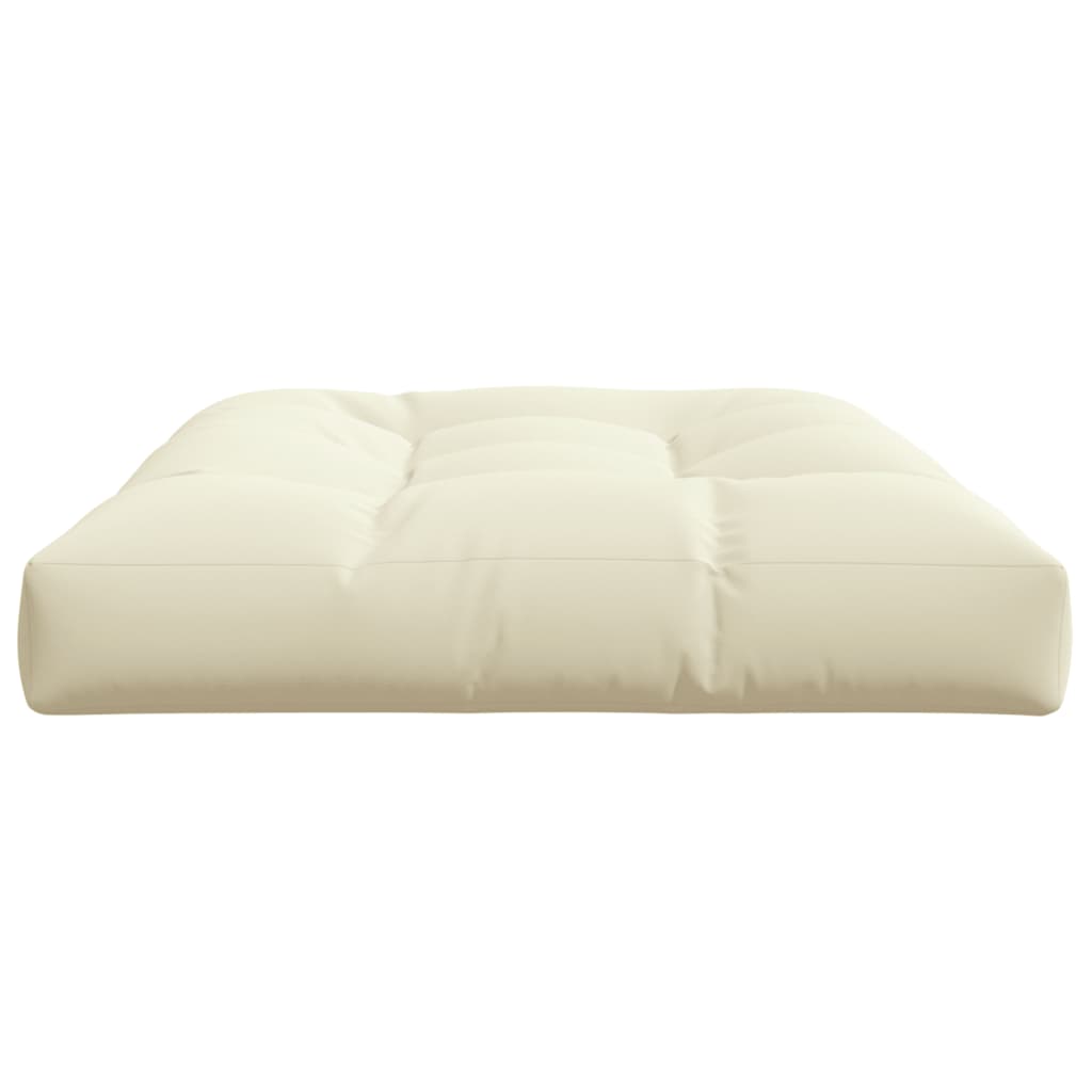 Cuscino per Pallet Crema 120x80x12 cm in Tessuto - homemem39