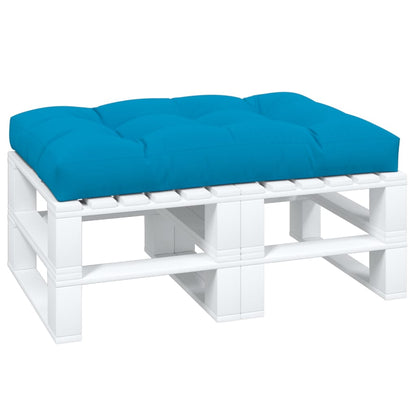 Cuscino per Pallet Blu 120x80x12 cm in Tessuto - homemem39