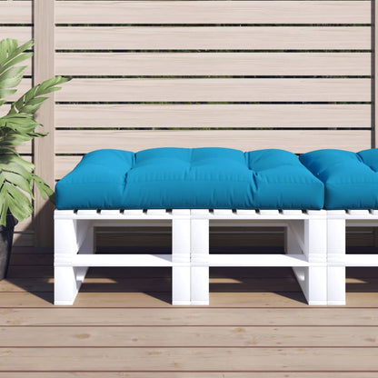 Cuscino per Pallet Blu 120x80x12 cm in Tessuto - homemem39