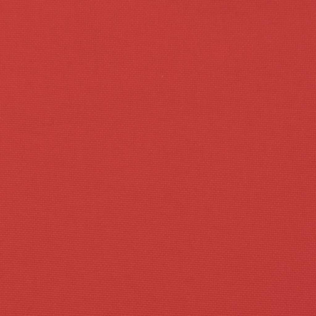 Cuscino per Pallet Rosso 120x80x12 cm in Tessuto - homemem39