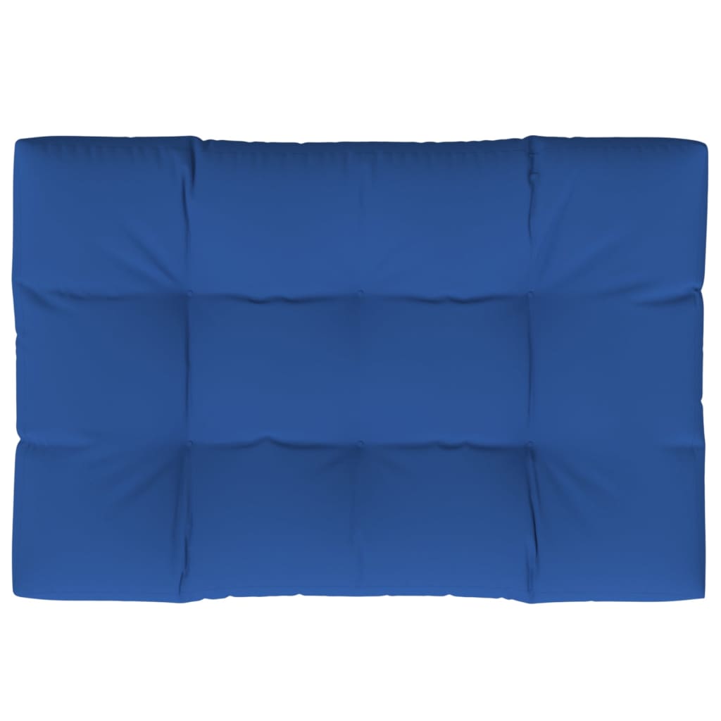 Cuscino per Pallet Blu Reale 120x80x12 cm in Tessuto - homemem39