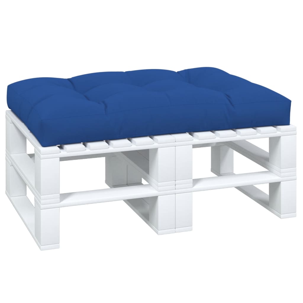 Cuscino per Pallet Blu Reale 120x80x12 cm in Tessuto - homemem39