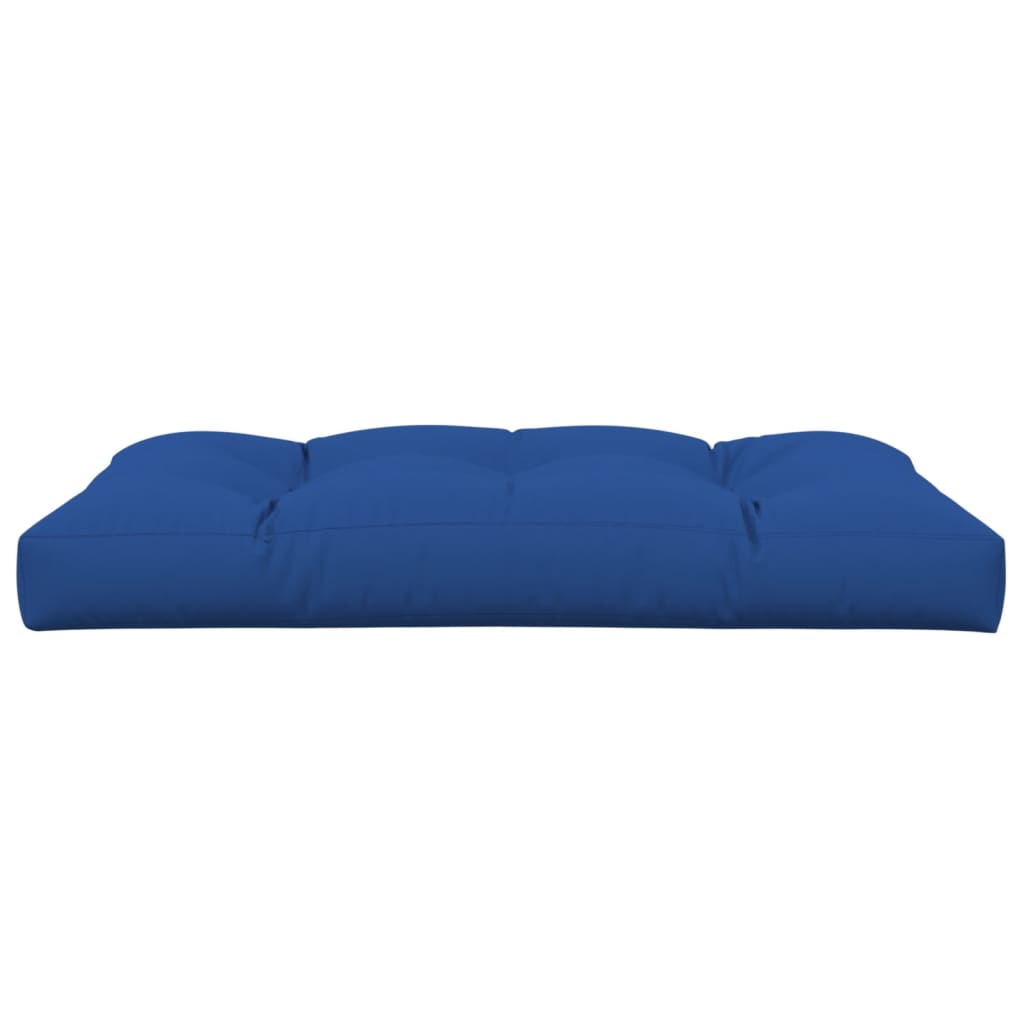 Cuscino per Pallet Blu Reale 120x80x12 cm in Tessuto - homemem39