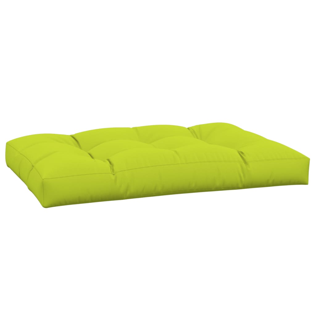 Cuscino per Pallet Verde Brillante 120x80x12 cm in Tessuto - homemem39