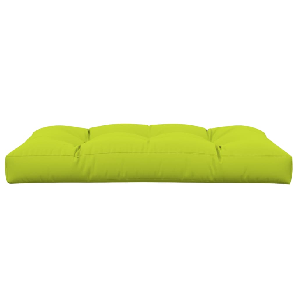 Cuscino per Pallet Verde Brillante 120x80x12 cm in Tessuto - homemem39