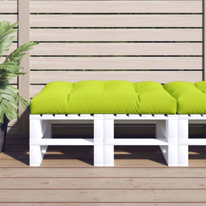 Cuscino per Pallet Verde Brillante 120x80x12 cm in Tessuto - homemem39