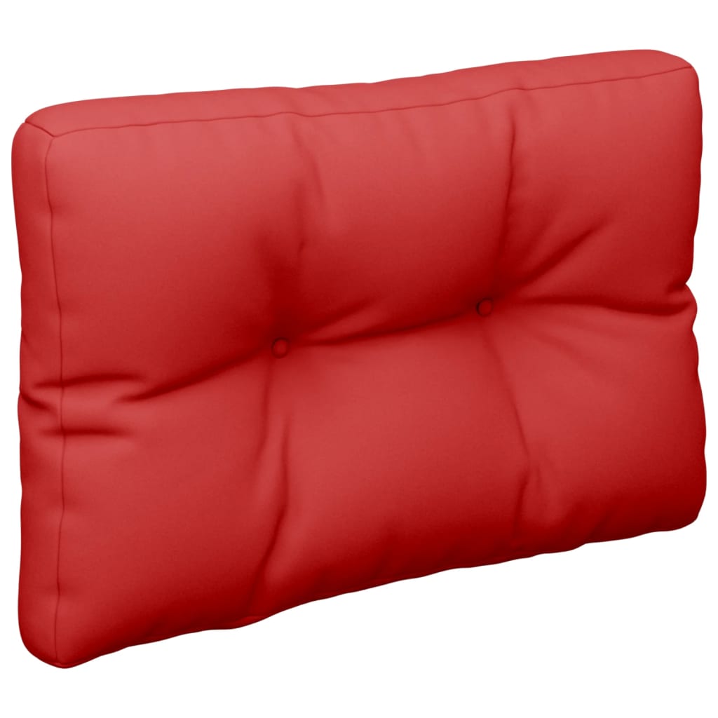 Cuscino per Pallet Rosso 50x40x12 cm in Tessuto - homemem39