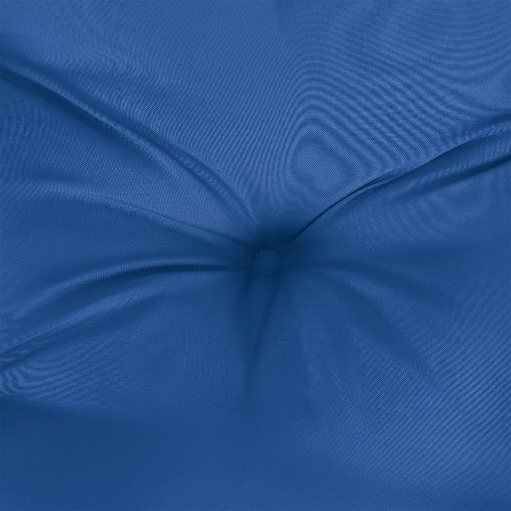 Cuscino per Pallet Blu Reale 50x40x12 cm in Tessuto - homemem39