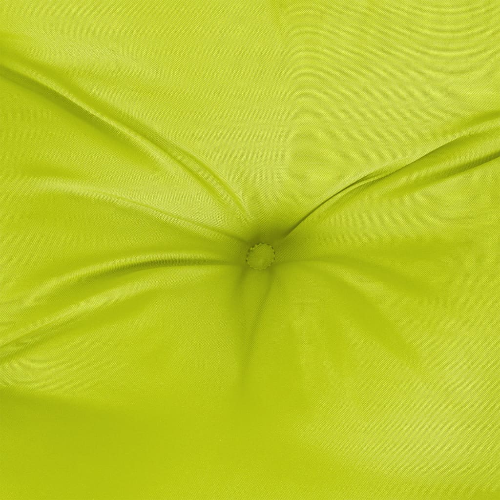 Cuscino per Pallet Verde Brillante 60x40x12 cm in Tessuto - homemem39