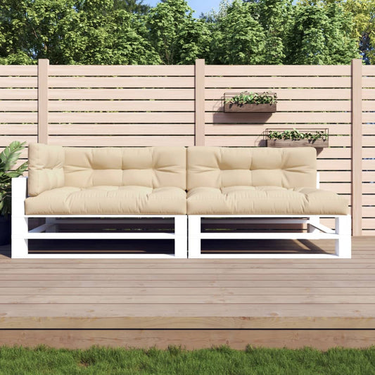 Cuscini per Pallet 5 pz Beige in Tessuto - homemem39