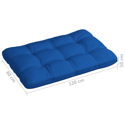 Cuscini per Divano Pallet 7 pz Blu Reale - homemem39