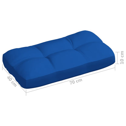 Cuscini per Divano Pallet 7 pz Blu Reale - homemem39