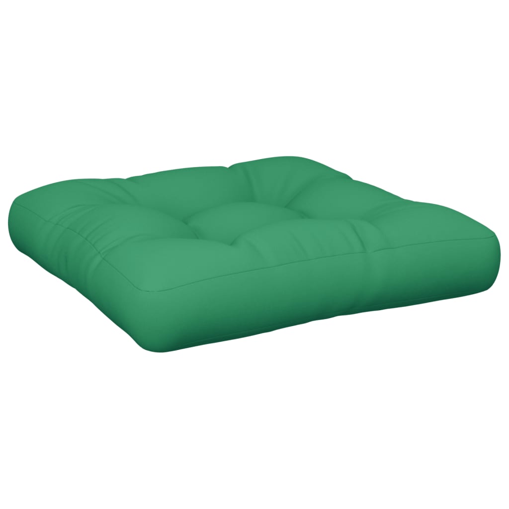 Cuscino per Pallet Verde 58x58x10 cm in Tessuto - homemem39