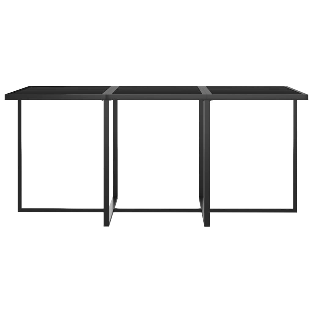 Set Pranzo da Giardino 11 pz con Cuscini in Polyrattan Grigio - homemem39