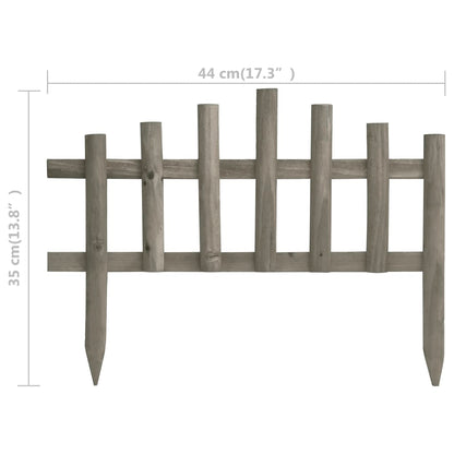 Bordature per Prato 10 pz in Legno di Abete 4,4 m - homemem39