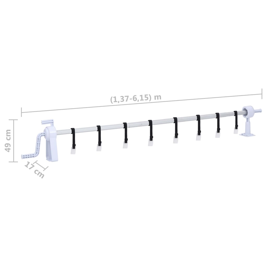 Rullo di Copertura per Piscina con Base in Plastica - homemem39