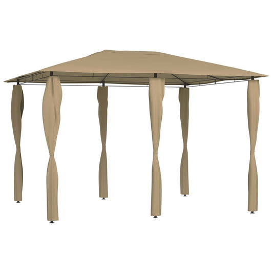 Gazebo con Montanti Rivestiti 3x4x2,6 m Talpa 160 g/m² - homemem39