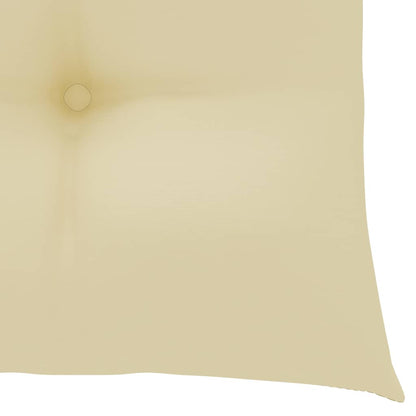 Cuscini per Sedia 2pz Bianco Crema 40x40x7 cm in Tessuto Oxford - homemem39