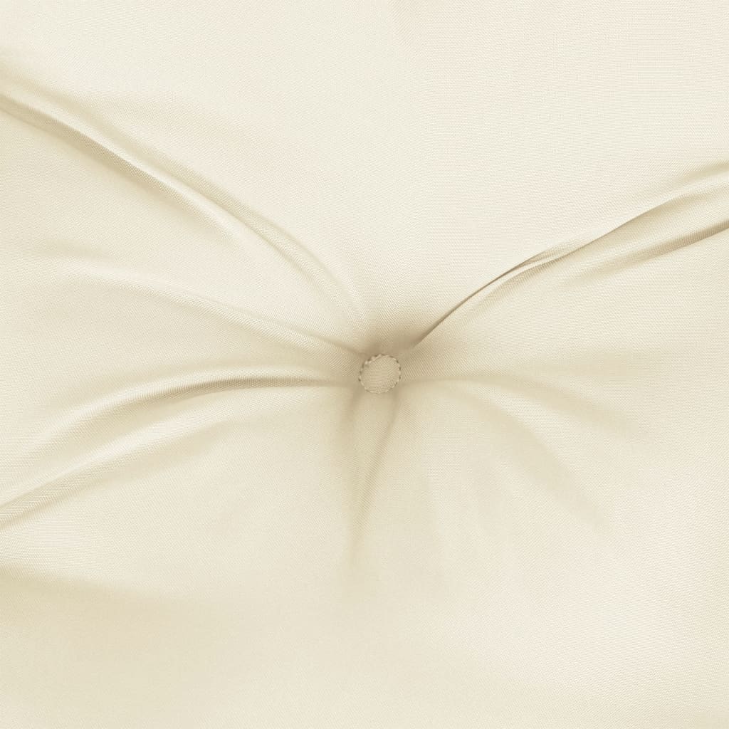 Cuscini per Sedia 4pz Bianco Crema 40x40x7 cm in Tessuto Oxford - homemem39