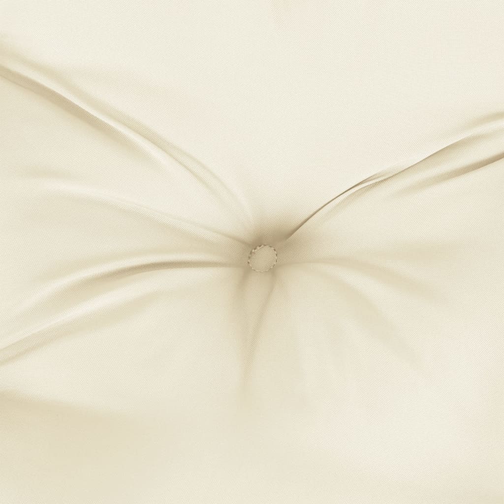 Cuscino per Panca Bianco Crema 100x50x7 cm in Tessuto Oxford - homemem39