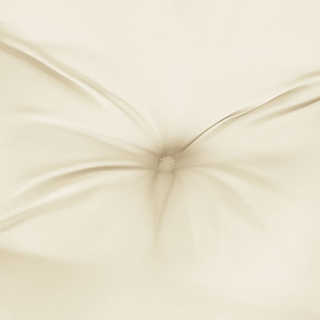 Cuscino per Panca Bianco Crema 120x50x7 cm in Tessuto Oxford - homemem39